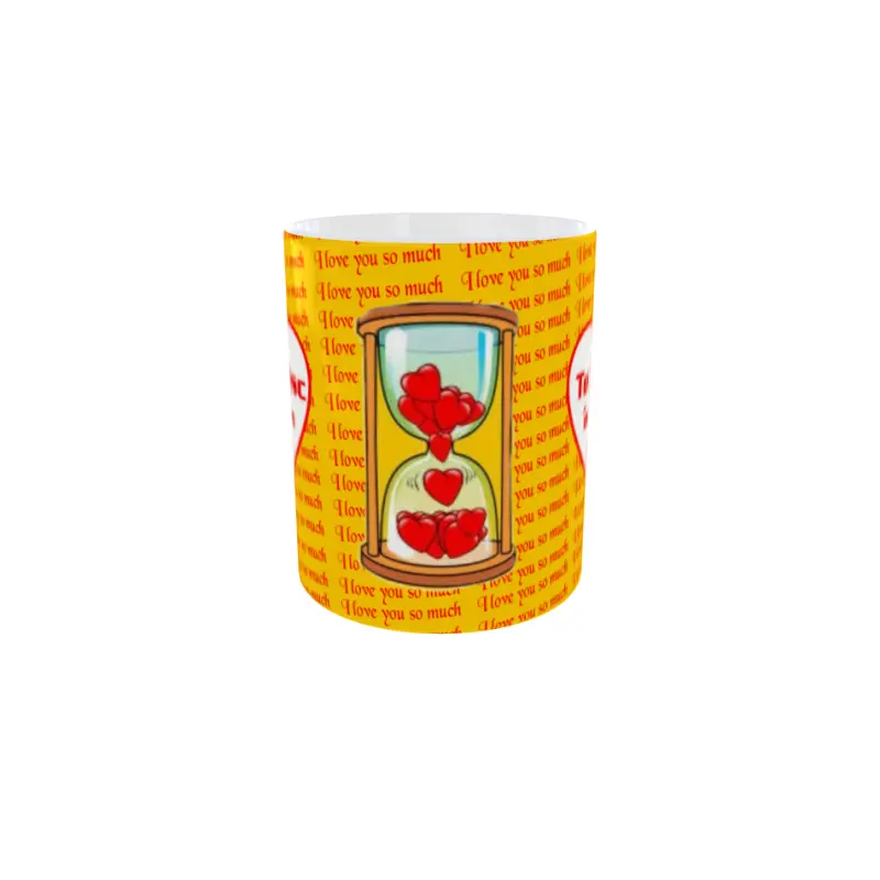 Te iubesc in fiecare clipa, cana ceramica, 330ml