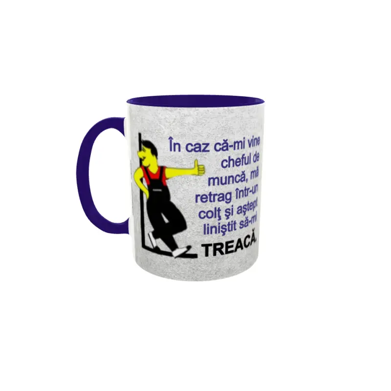 In caz ca-mi vine ..., cana ceramica, 330ml