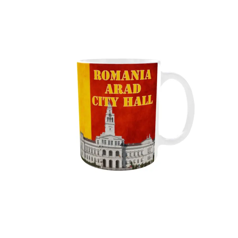 Arad city hall, cana ceramica, 330ml