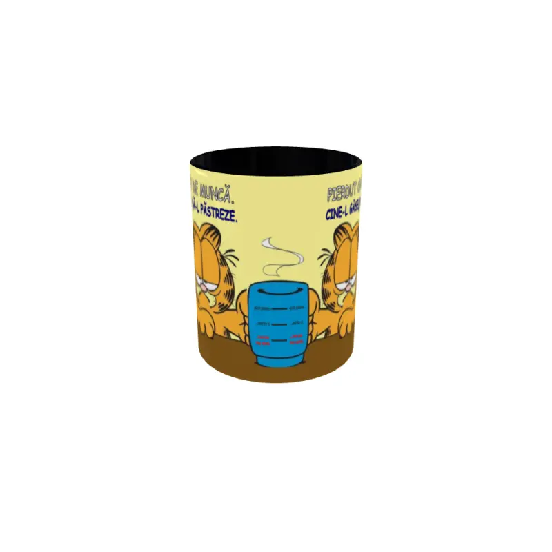Pierdut chef de munca, cana ceramica, 330ml