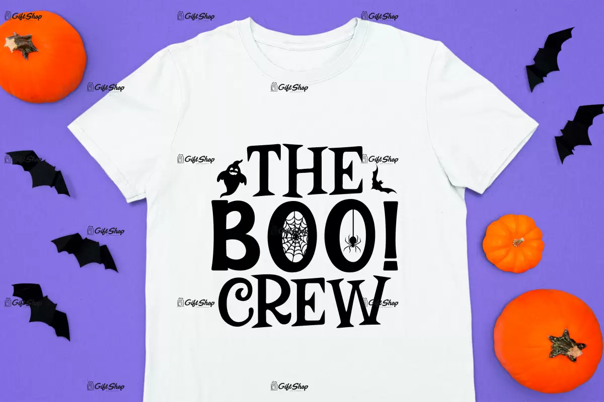 The boo crew, tricou cu mesaj