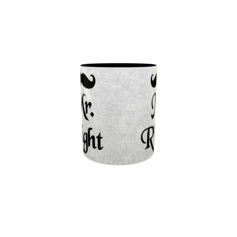 Mr. right, cana ceramica, 330ml, model 2