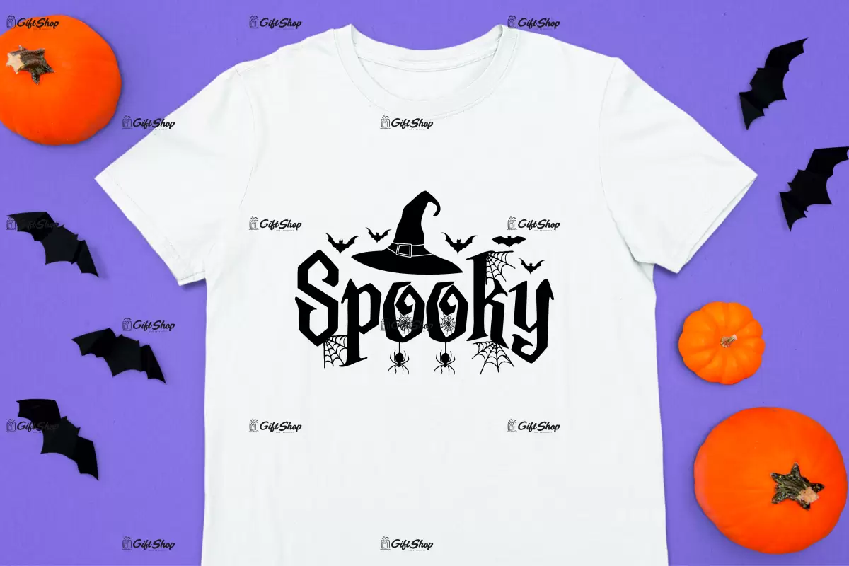 Spooky, tricou cu mesaj