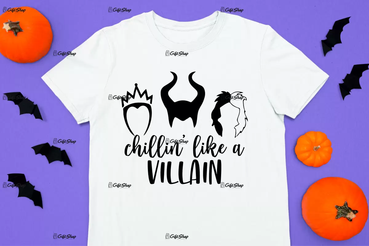 Chillin` like a villain, tricou cu mesaj