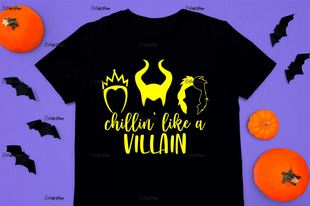 Chillin` like a villain, tricou cu mesaj