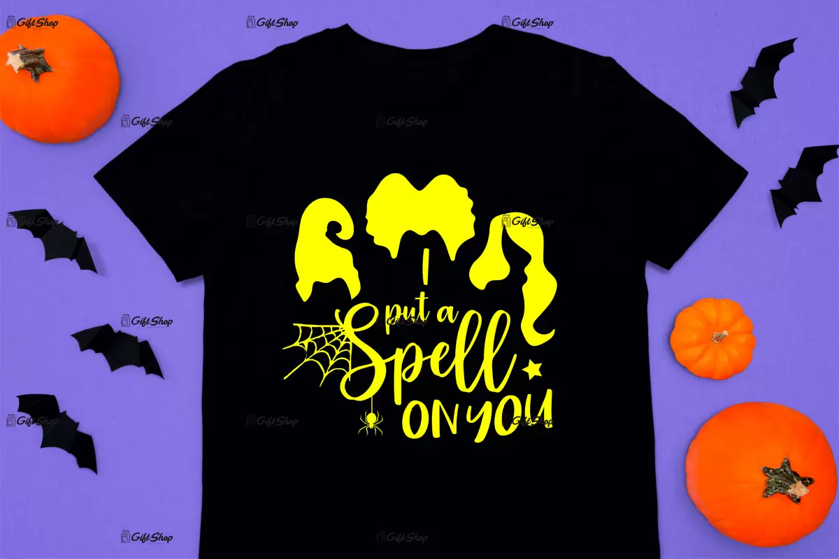 I put a spell on tou, tricou cu mesaj