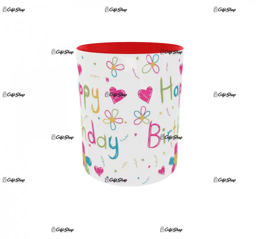 Happy birthday, cana ceramica, 330ml, cgs1059