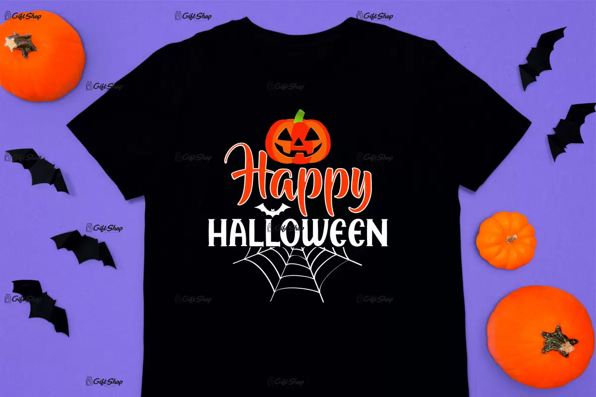 Happy halloween, tricou cu mesaj..
