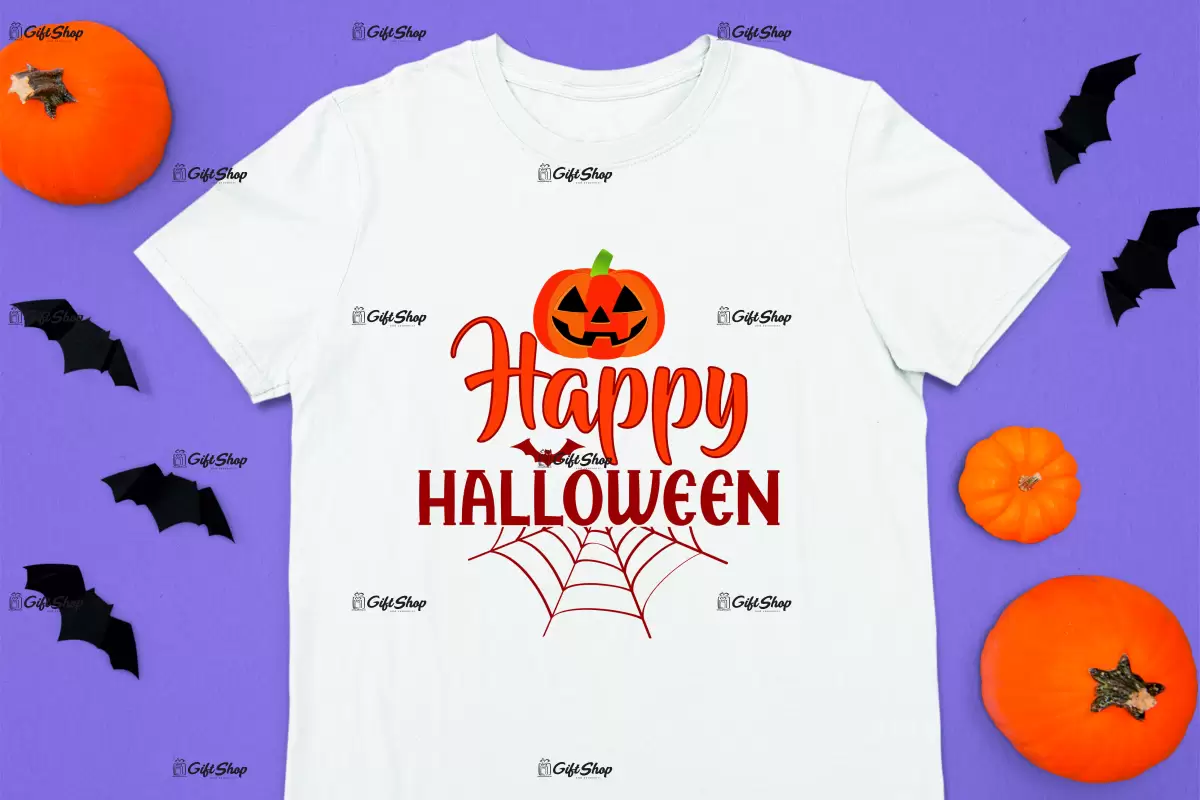 Happy halloween, tricou cu mesaj..