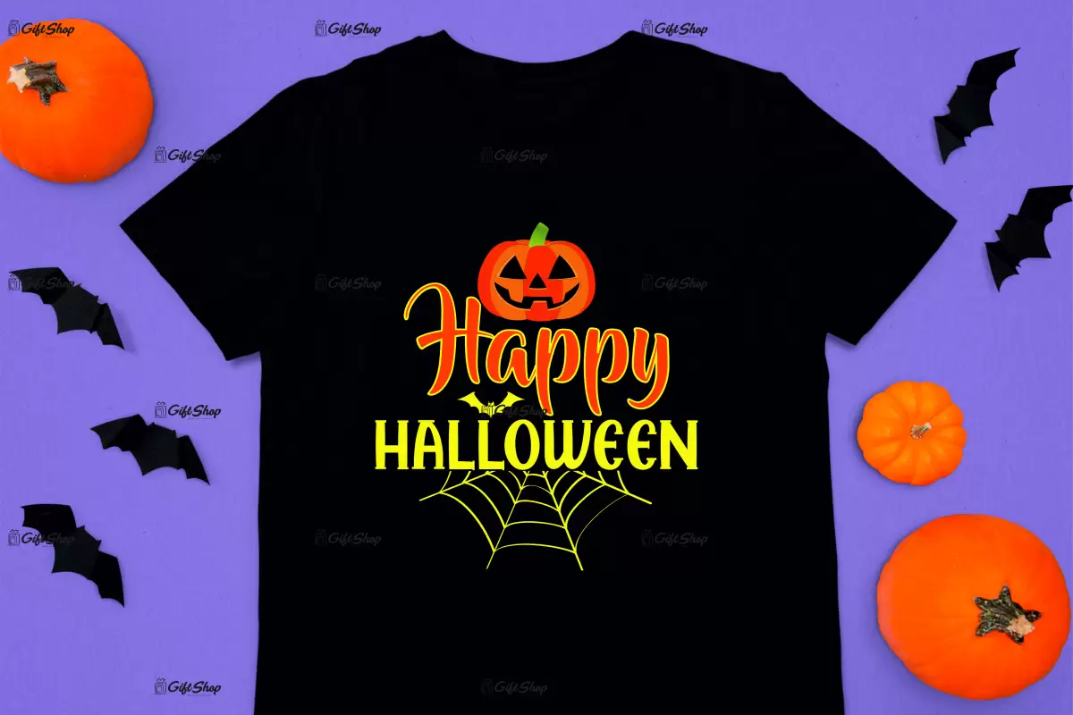 Happy halloween, tricou cu mesaj..