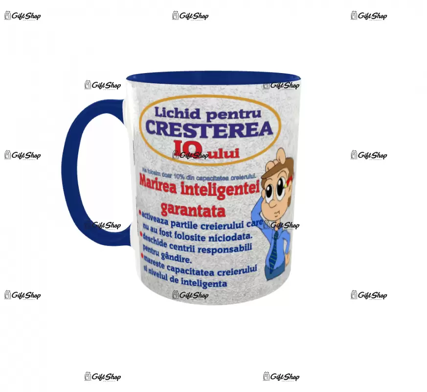 Lichid pentru cresterea iq, cana ceramica, 330ml