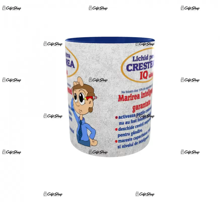 Lichid pentru cresterea iq, cana ceramica, 330ml