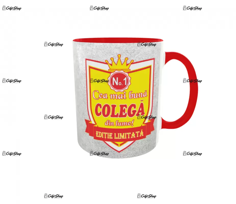 Cea mai buna colega din lume editie limitata, cana ceramica, 330ml, cgs1072a