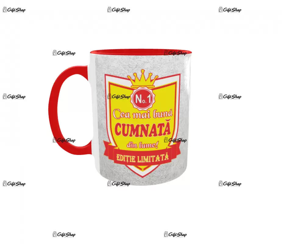 Cea mai buna cumnata din lume editie limitata, cana ceramica, 330ml, cgs1084c