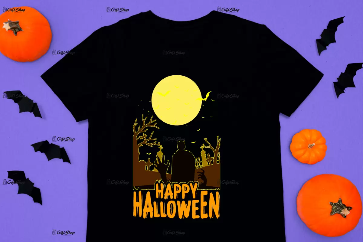 Happy halloween, tricou cu mesaj....