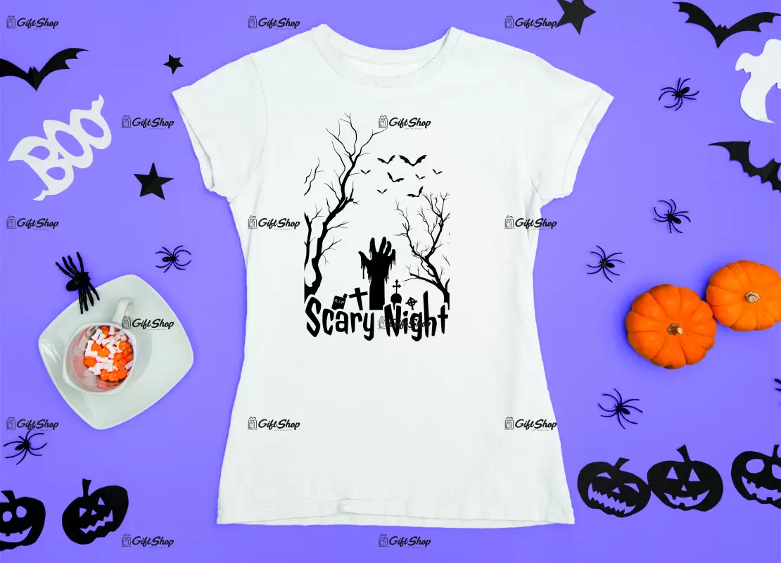 Scary night, tricou cu mesaj