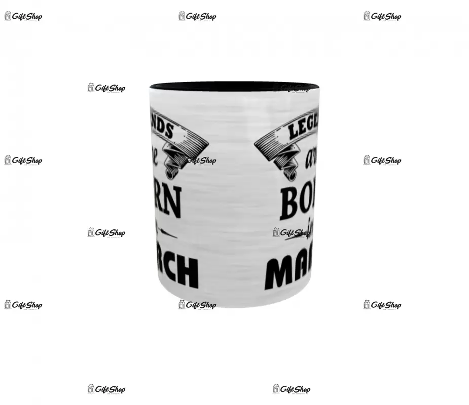 March, legends are born in, cana ceramica, 330ml, cgs1109c