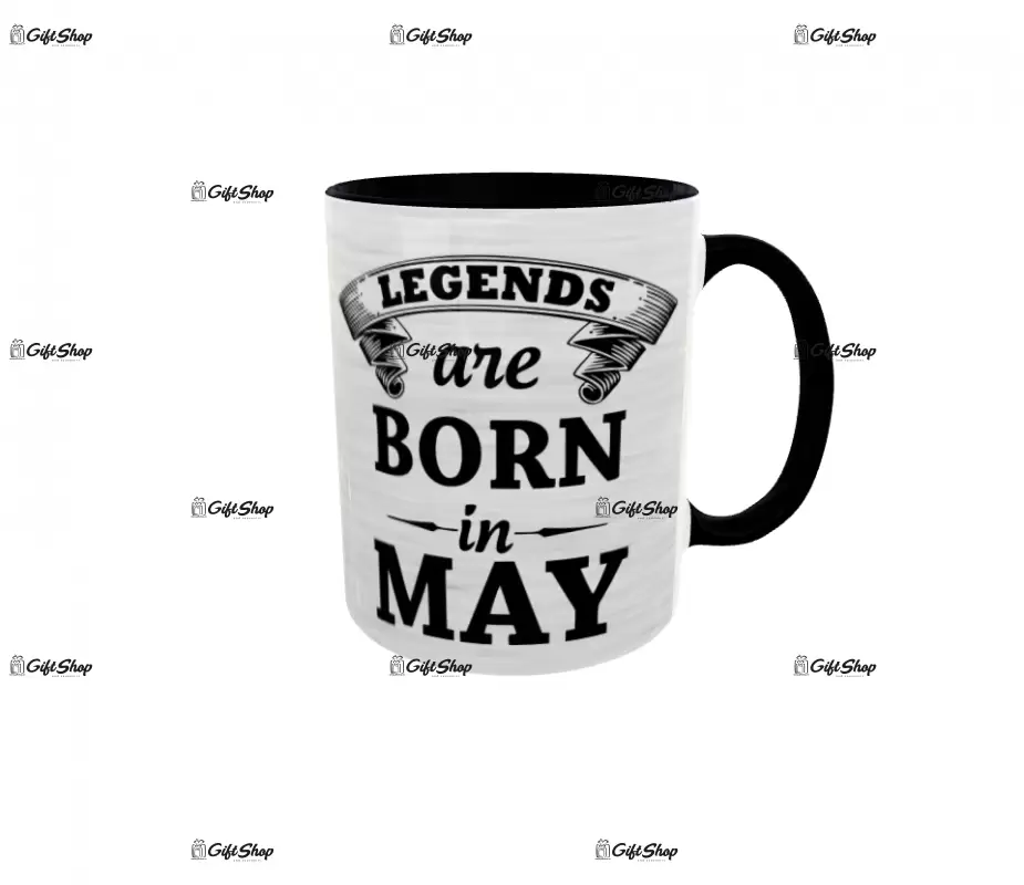 May, legends are born in, cana ceramica, 330ml, cgs1109e