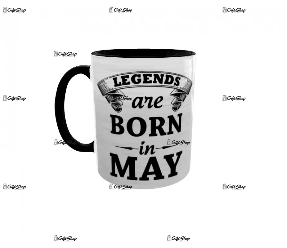 May, legends are born in, cana ceramica, 330ml, cgs1109e