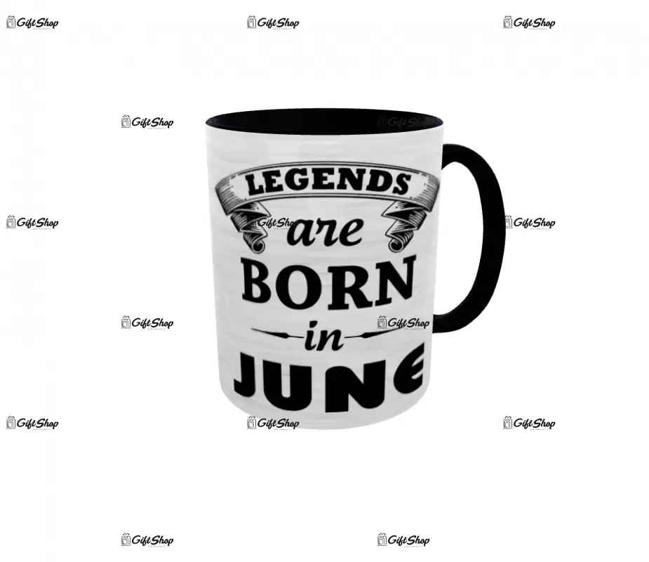 June, legends are born in, cana ceramica, 330ml, cgs1109f