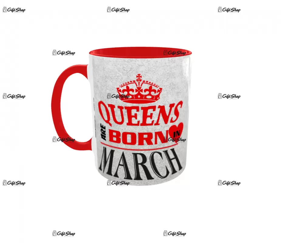 March, queens are born in, cana ceramica, 330ml, cgs1110c