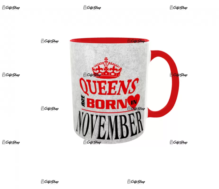 November, queens are born in, cana ceramica, 330ml, cgs1110k