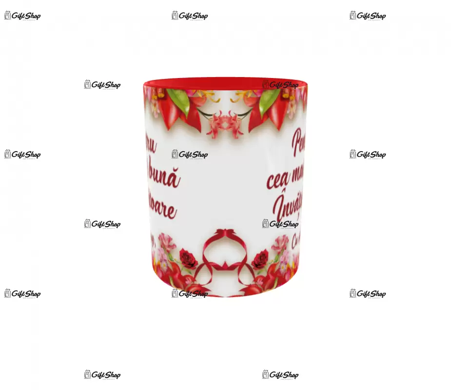 Pentru cea mai buna invatatoare, cana ceramica, 330ml, cgs1119