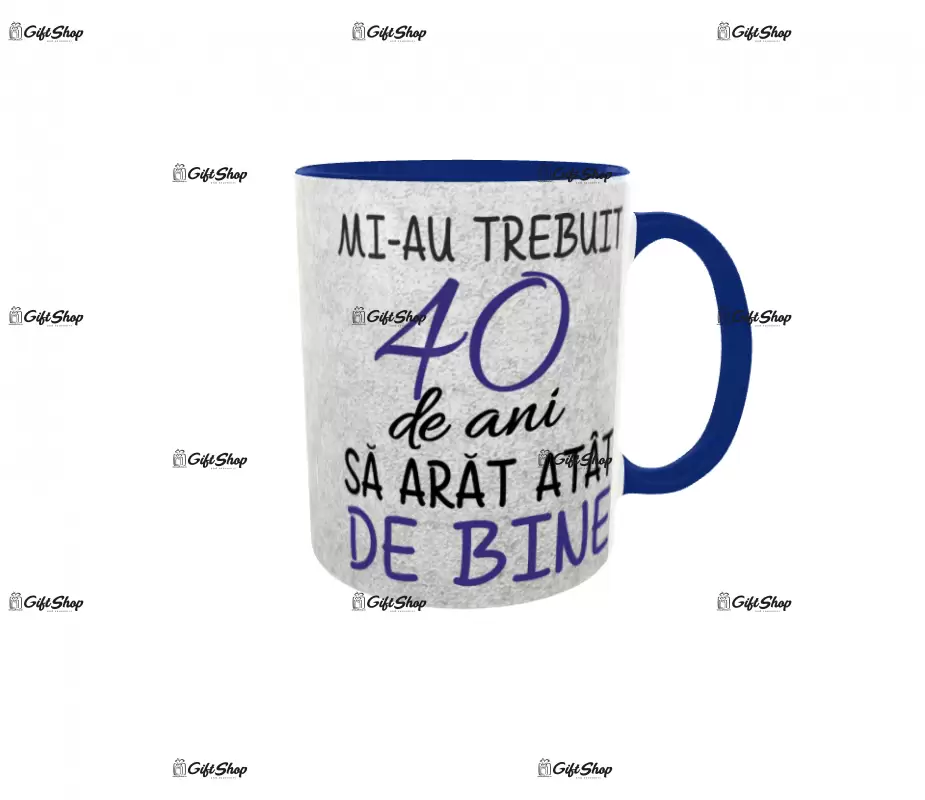 Mi-au trebuit 40 de ani sa arat atat de bine, cana ceramica, 330ml, cgs1125a