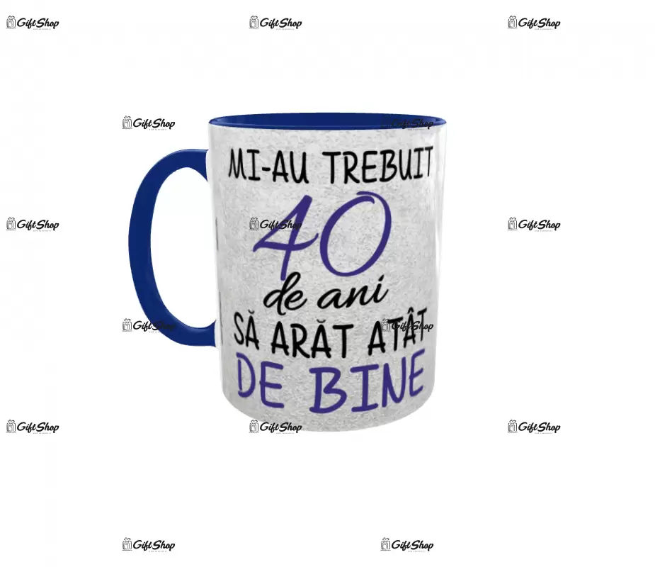 Mi-au trebuit 40 de ani sa arat atat de bine, cana ceramica, 330ml, cgs1125a
