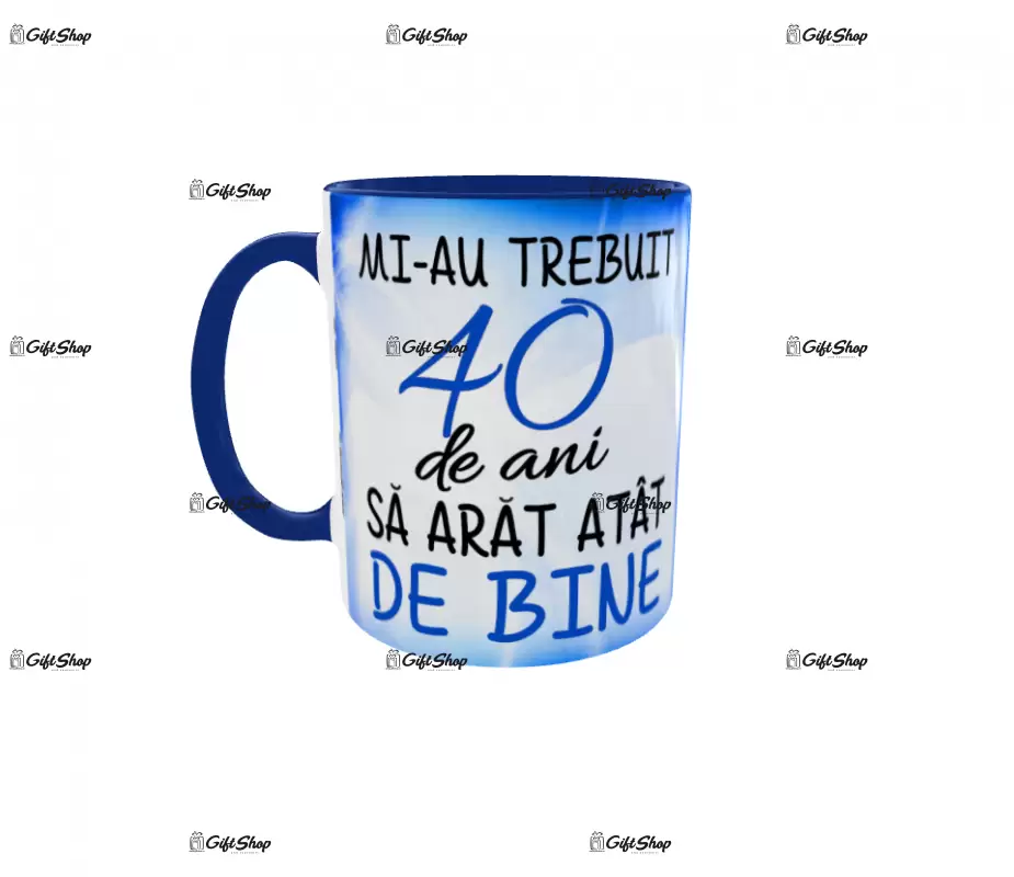 Mi-au trebuit 40 de ani sa arat atat de bine, cana ceramica, 330ml, cgs1125b