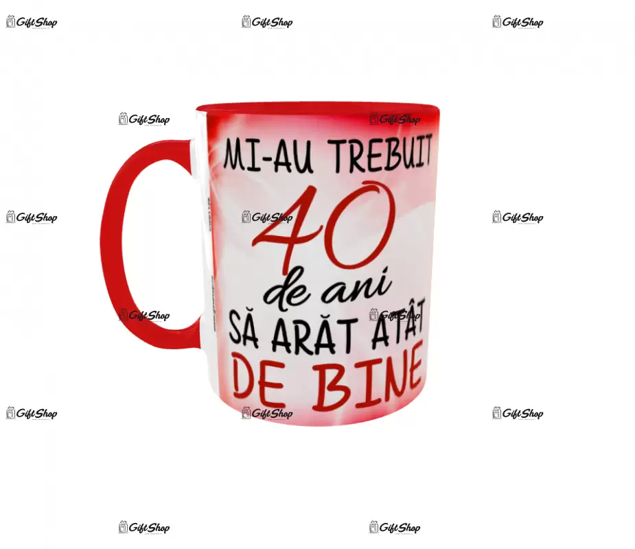Mi-au trebuit 40 de ani sa arat atat de bine, cana ceramica, 330ml, cgs1126b