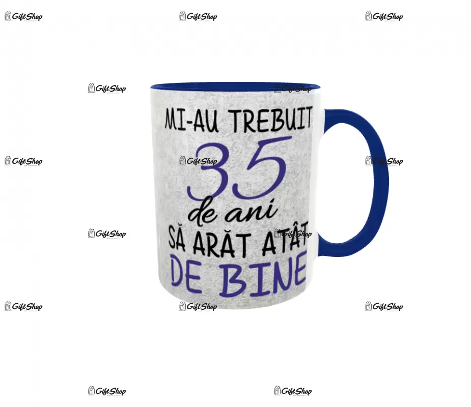 Mi-au trebuit 35 de ani sa arat atat de bine, cana ceramica, 330ml, cgs1127a