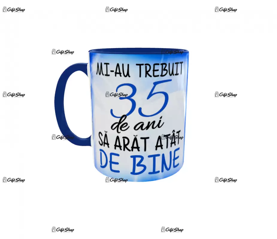 Mi-au trebuit 35 de ani sa arat atat de bine, cana ceramica, 330ml, cgs1127b