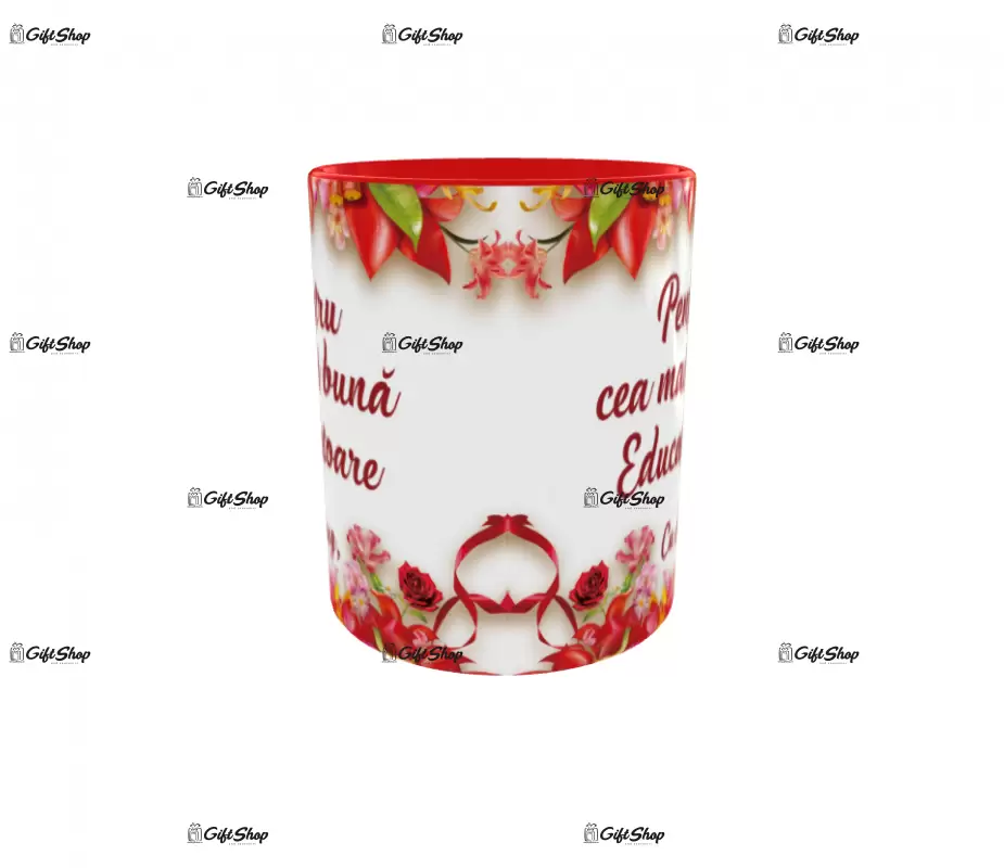 Pentru cea mai buna educatoare, cana ceramica, 330ml, cgs1132