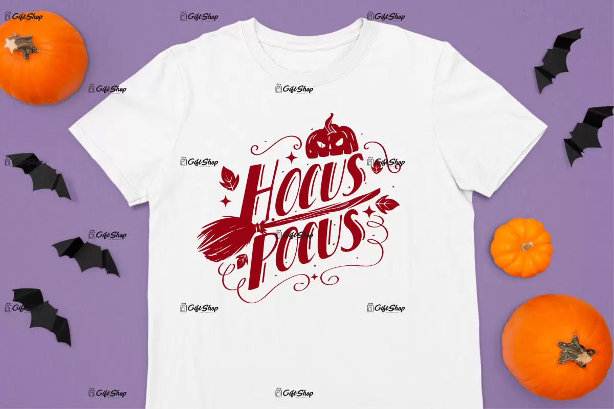 Hocus pocus , tricou cu mesaj