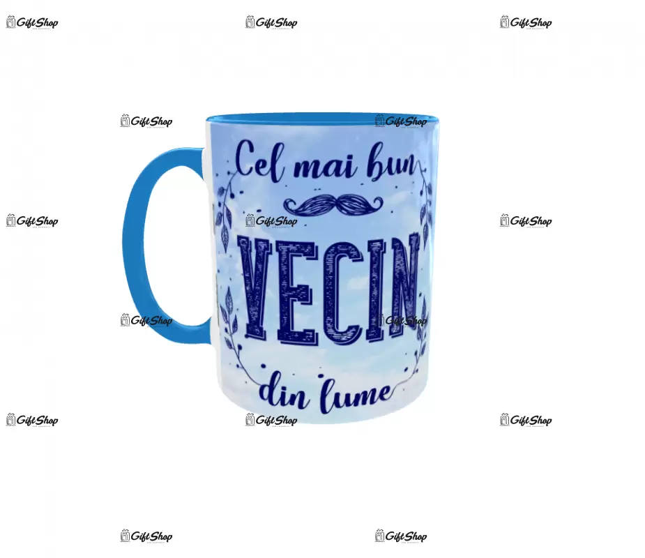 Pentru cel mai bun vecin din lume, cana ceramica, 330ml, cgs1134c