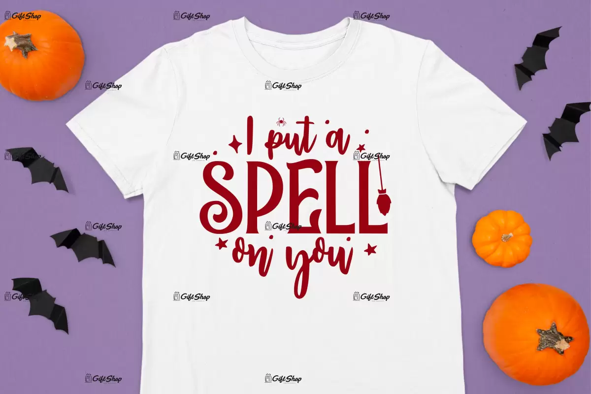 I put a spell on you , tricou cu mesaj