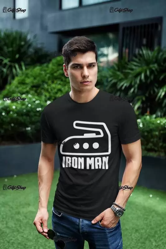 Iron man, tricou cu mesaj
