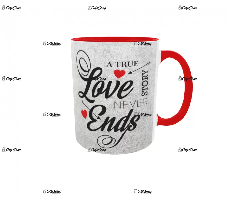 A  true love story never ends, cana ceramica, 330ml, cgs1159