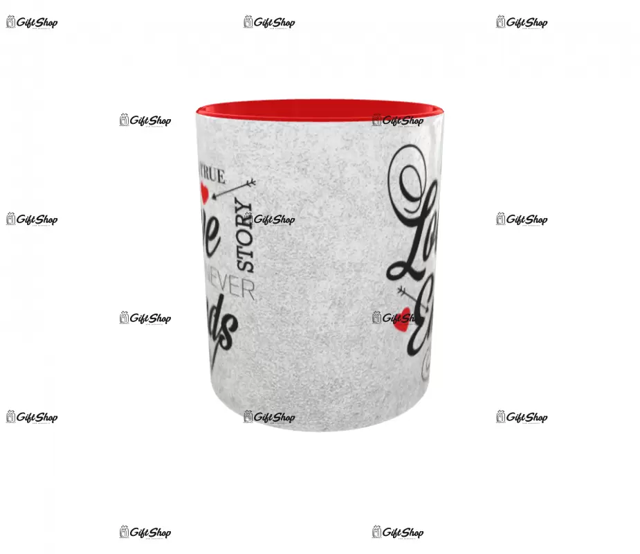 A  true love story never ends, cana ceramica, 330ml, cgs1159