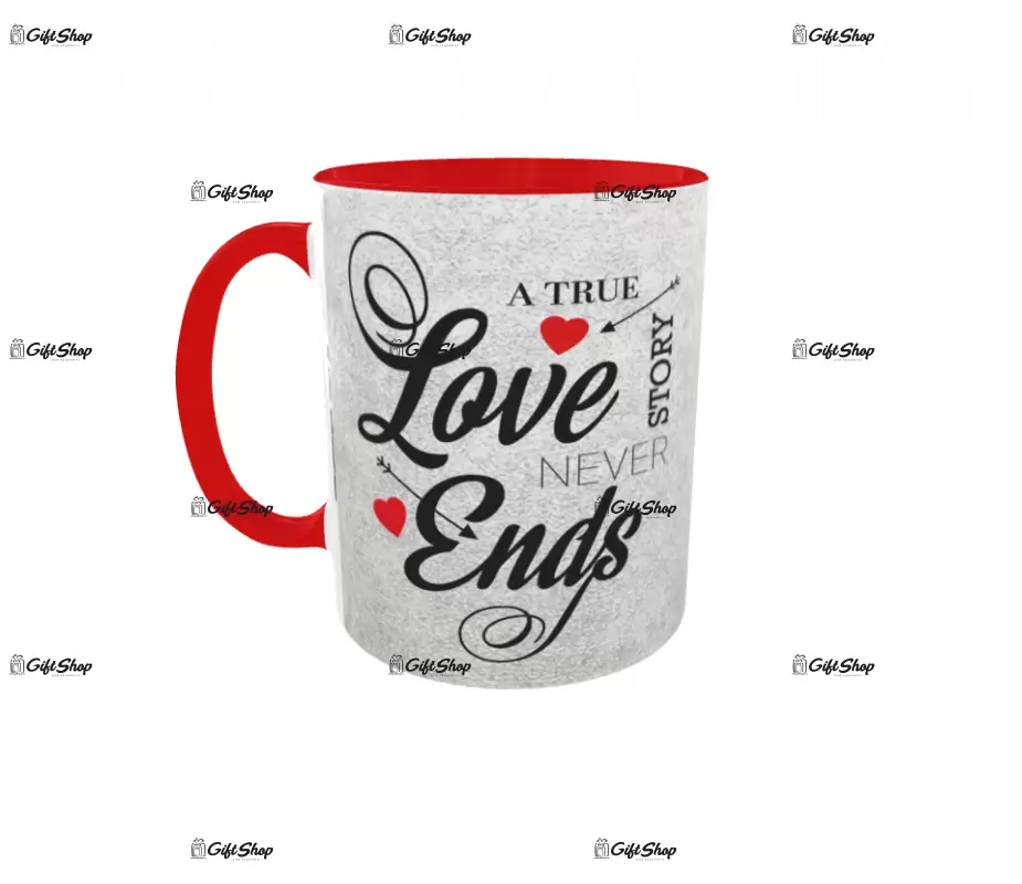 A  true love story never ends, cana ceramica, 330ml, cgs1159