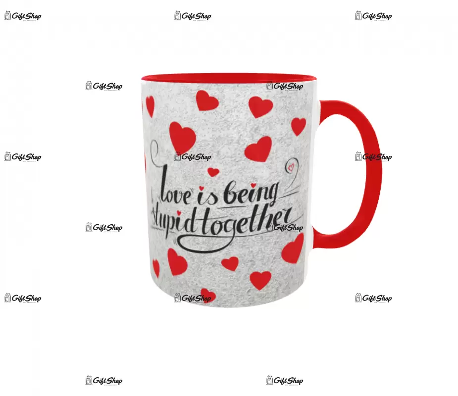 Love is being stupid toghether, cana ceramica, 330ml, cgs1160