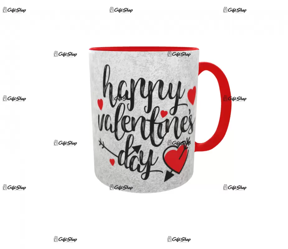 Happy valentines day, cana ceramica, 330ml, cgs1162