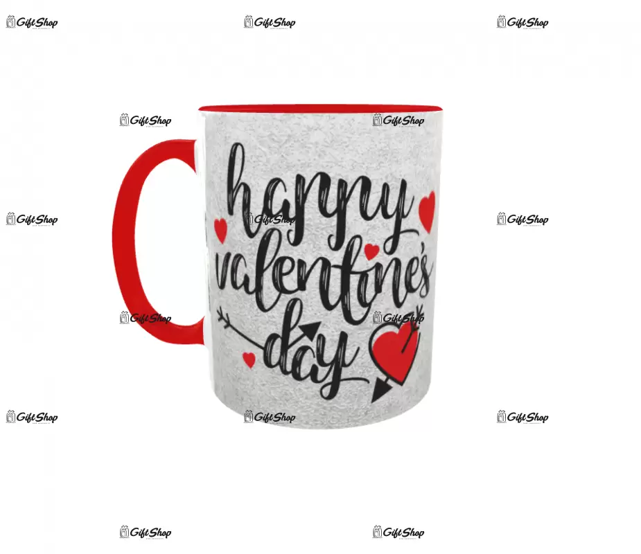 Happy valentines day, cana ceramica, 330ml, cgs1162