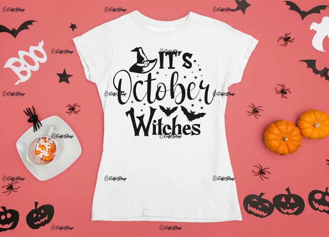 It`s october witches, tricou cu mesaj