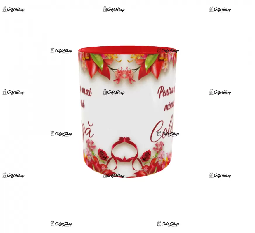 Pentru cea mai minunata colega, cana ceramica, 330ml, cgs1187