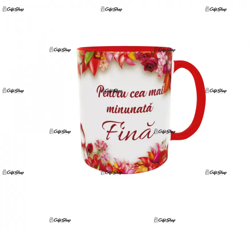 Pentru cea mai minunata fina, cana ceramica, 330ml, cgs1188