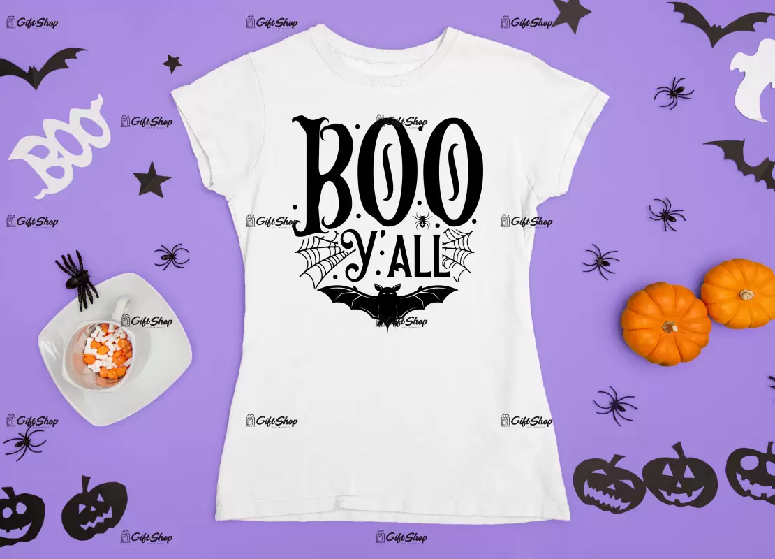 Boo y` all, tricou cu mesaj