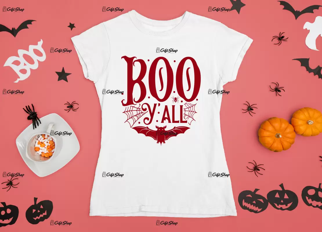 Boo y` all, tricou cu mesaj