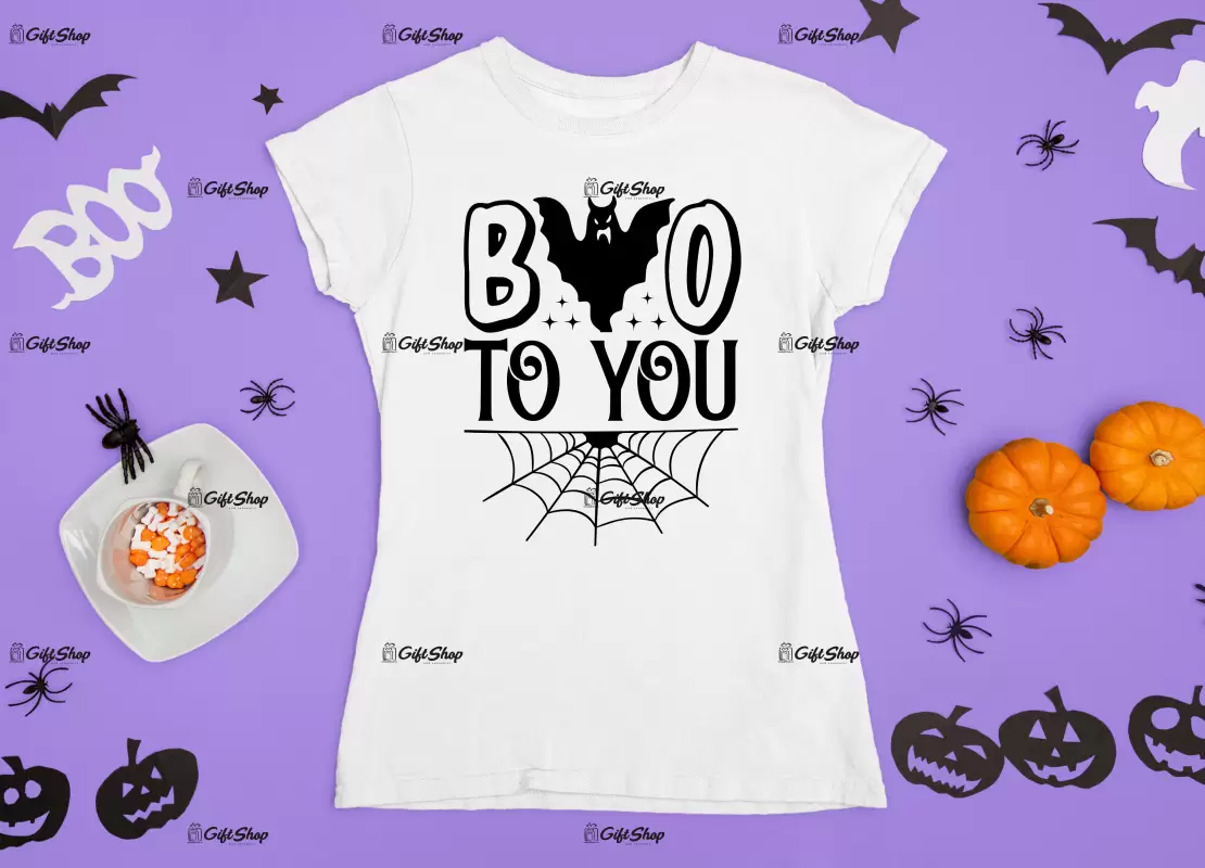 Boo to you, tricou cu mesaj